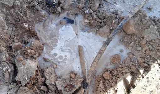 اعتداء ضبطته وزارة المياه في الرصيفة 27/1/2026 | وزارة المياه والري