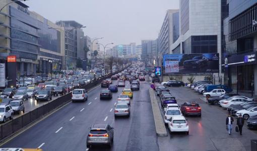 شارع مكة في العاصمة عمان خلال الأمطار | حسنى