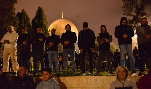 صلاة التراويح في المسجد الأقصى المبارك في أول ليالي رمضان 18/2/2026 | فلسطين بوست