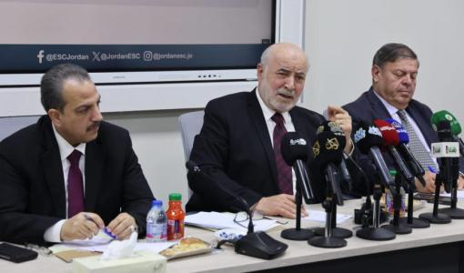 موسى شتيوي رئيس المجلس الاقتصادي والاجتماعي خلال إعلان نتائج الحوار الوطني حول ما يحتاجه قانون الضمان الاجتماعي من تعديلات 4/2/2026 | بترا