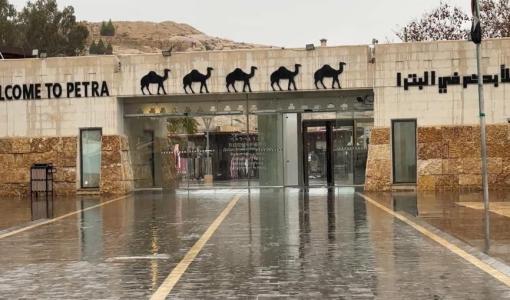 أمطار في مدينة البترا 25/3/2026 | مواقع التواصل