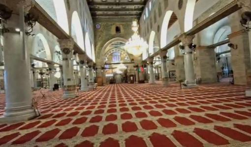 المسجد الأقصى خال من المصلين نتيجة قيود الاحتلال 28/2/2026