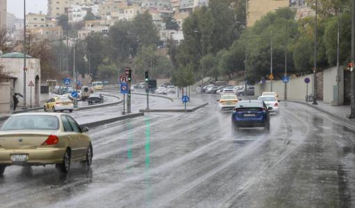 تساقط الأمطار في العاصمة عمان | أرشيفية