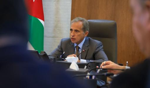 رئيس الوزراء جعفر حسان خلال ترؤسه اجتماعا للمجلس الأعلى للأمن الغذائي 9/3/2026 | رئاسة الوزراء