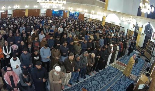 صلاة القيام في مسجد سماحة الشيخ نوح القضاة- جامعة اليرموك في إربد، رمضان 2026 | حسنى