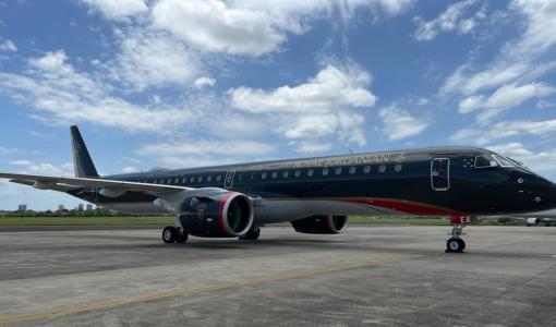 طائرة تابعة للخطوط الجوية الملكية الأردنية