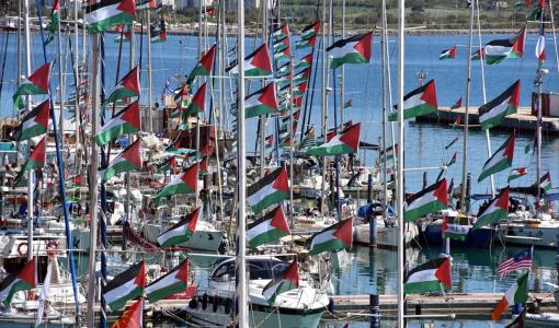 أسطول الصمود العالمي ينطلق من إيطاليا بهدف كسر الحصار الإسرائيلي على غزة 27/4/2026 | الأناضول