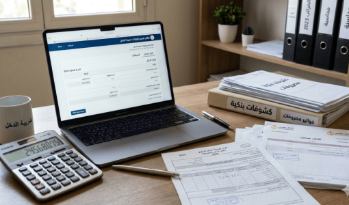 صورة حاسوب محمول مولدة عبر الذكاء الاصطناعي