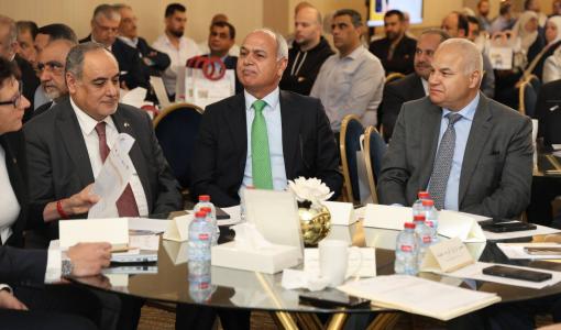 وزير العمل خالد البكار خلال فعاليات الأسبوع الوطني العشرين للسلامة والصحة المهنية 28/4/2026 | وزارة العمل