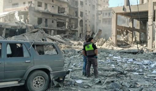 دمار واسع خلفته غارات إسرائيلية على مدينة صور جنوبي لبنان 31/5/2026 | وكالة الأنباء الفرنسية