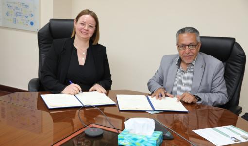 جانب من توقيع وزارة المياه مذكرة تفاهم لتعزيز حلول الصرف الصحي المستدام في الأردن 3/6/2026 | وزارة المياه والري