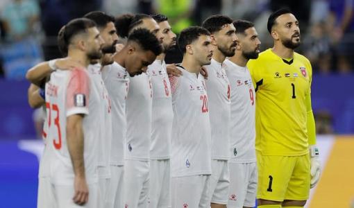 لاعبو المنتخب الأردني قبل مباراتهم مع الأرجنتين في بطولة كأس العالم 2026