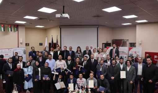 من تخريج الفوج الثاني من مستفيدي مشروع  التدريب المهني في ألمانيا