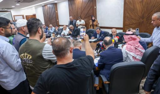 وزير التربية عزمي محافظة خلال اجتماع عقدته لجنة التربية والتعليم النيابية 24/8/2026