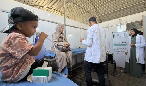 من الأسبوع الطبي المجاني في غزة آب 2026