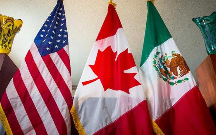 علم أمريكا وكندا والمكسيك