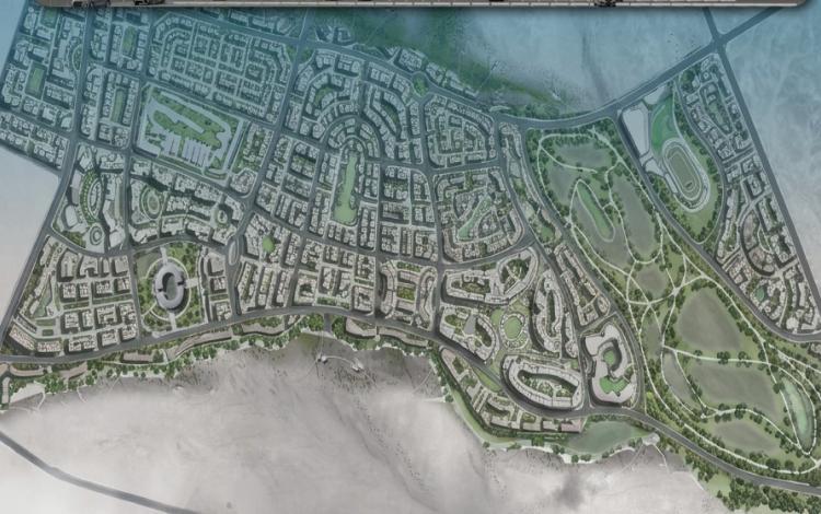 مخطط مشروع مدينة عمرة | المصدر: رئاسة الوزراء
