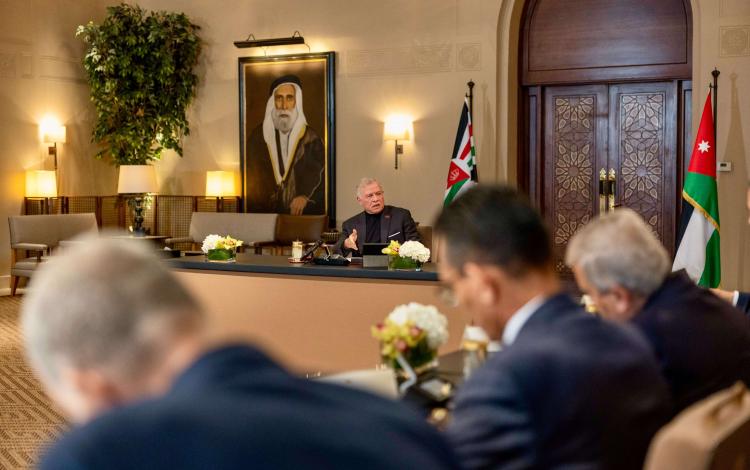 من لقاء الملك عبد الله الثاني مع شخصيات سياسية وإعلامية 4/2/2026 | الديوان الملكي