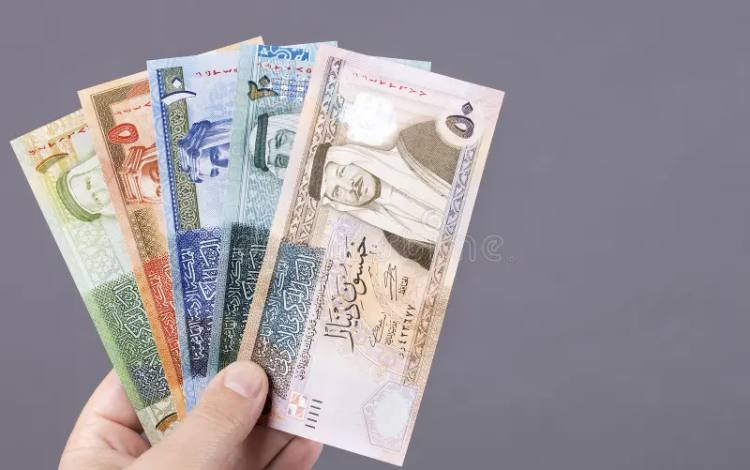 أوراق نقدية من العملة الأردنية