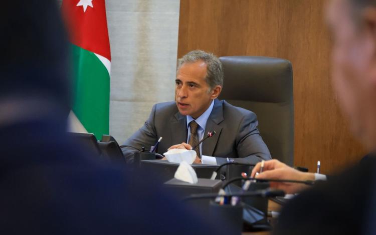 رئيس الوزراء جعفر حسان خلال ترؤسه اجتماعا للمجلس الأعلى للأمن الغذائي 9/3/2026 | رئاسة الوزراء