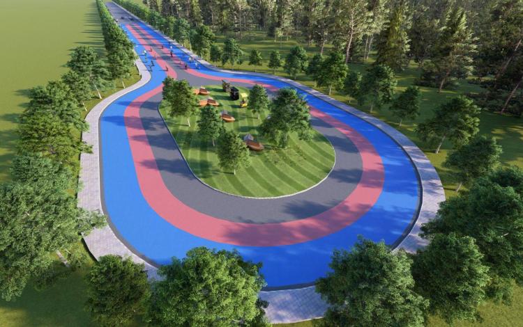 صورة لمشروع ممر المشاة والدراجات على طريق المطار  | وزارة الأشغال العامة والإسكان