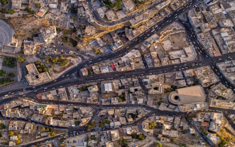 صورة من الجو للعاصمة عمان | أمانة عمان