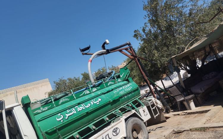صهريج تم ضبطه معبأ بمياه غير صالحة للشرب في منطقة بشرى بمحافظة إربد | وزارة المياه والري