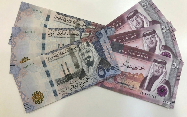 صور عملات أردنية وسعودية مولدة بالذكاء الاصطناعي
