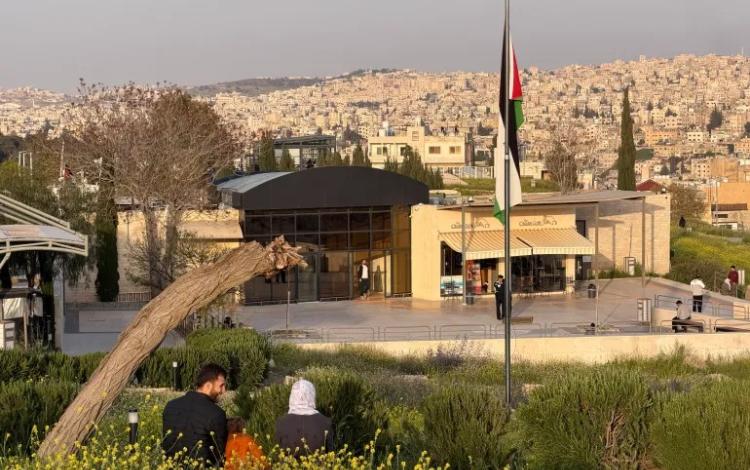 منطقة جبل القلعة الأثرية وسط العاصمة عمان