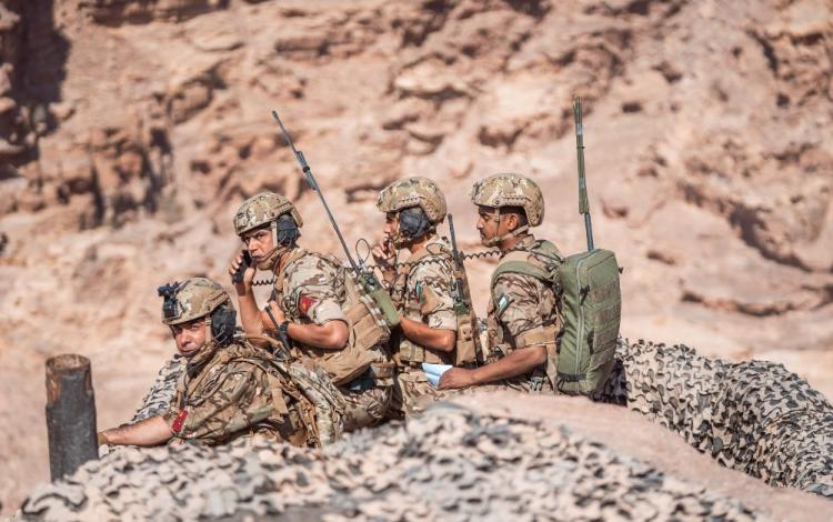 جنود من القوات المسلحة الأردنية / الجيش العربي