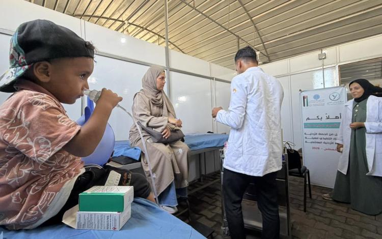 من الأسبوع الطبي المجاني في غزة آب 2026
