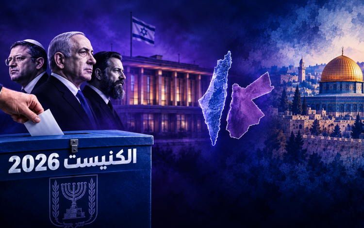 صندوق اقتراع كتب عليه الكنيست 2026